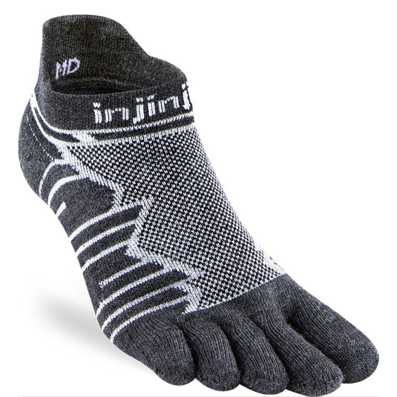 Injinji Ultra Run No-Show Wool Socks
