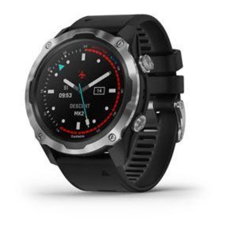 Garmin Descent Mk2 Stainless Steel with Black Band